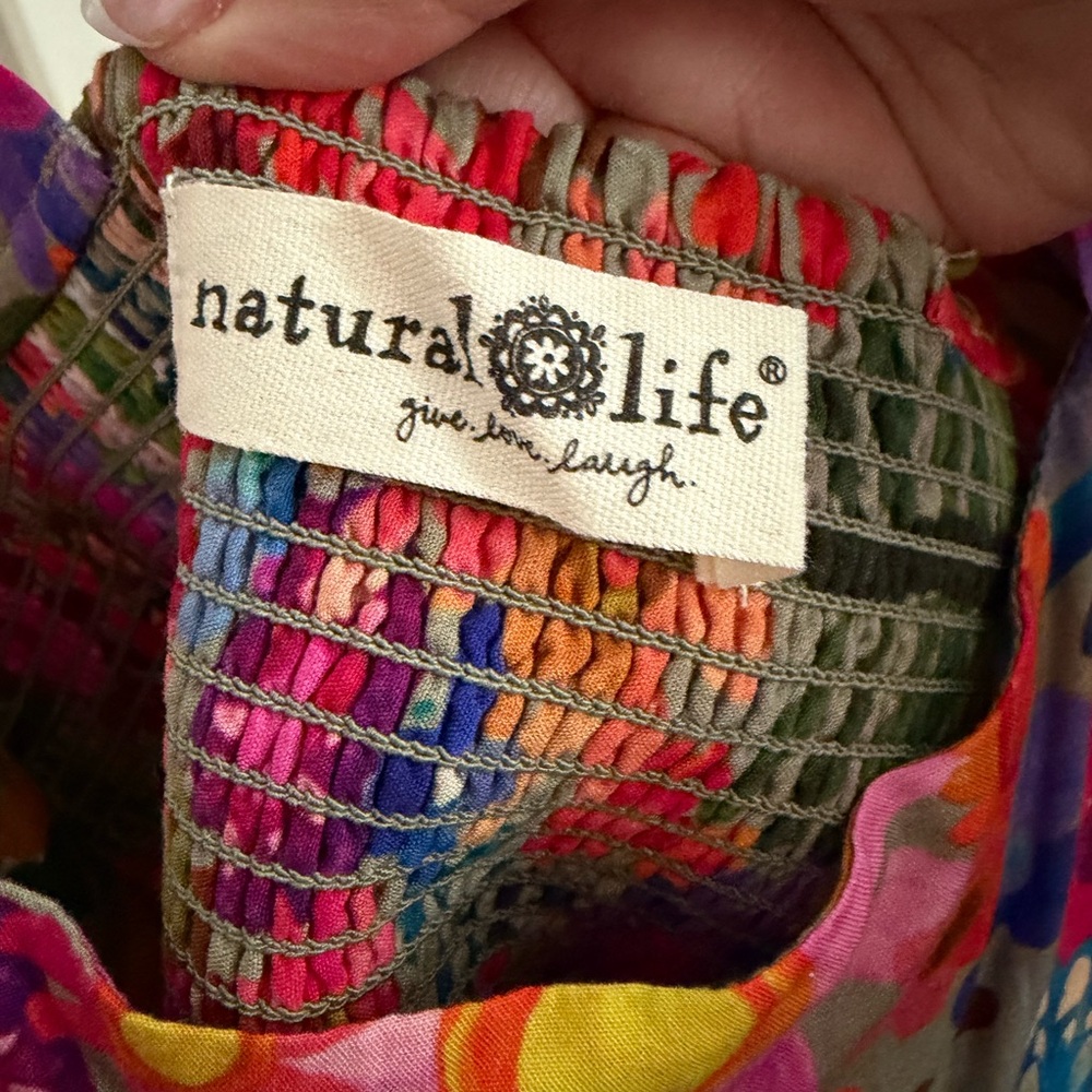 Tricia Natural Life Colorful Sundresd Mini. Size Large - Picture 3 of 6